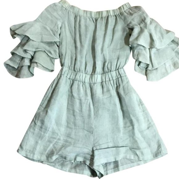 Mint Green Romper/Jumpsuit - Picture 3 of 5